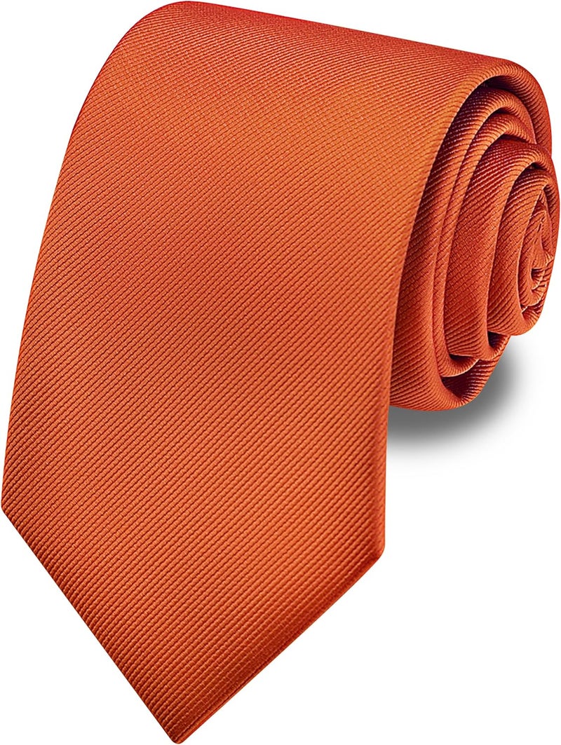Branduce 3.15"（8cm） Men's Solid Color Formal Woven Necktie + Gift Box - Image 1
